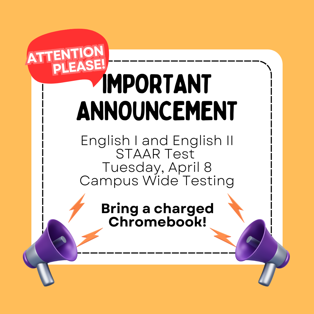  Announcing EOC Test